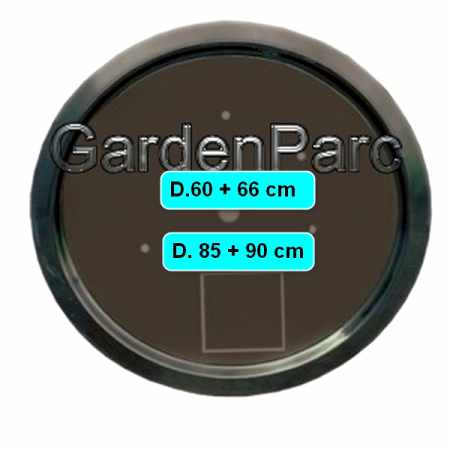 Teich-Deckel Teichwanne rund 60 bis 90 cm