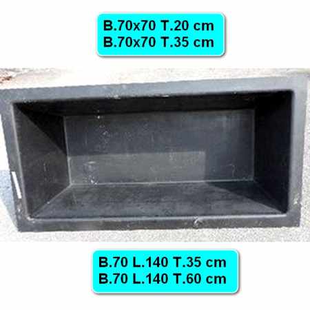 Teichbecken Wasserfall B.70 L.140 + 280 cm