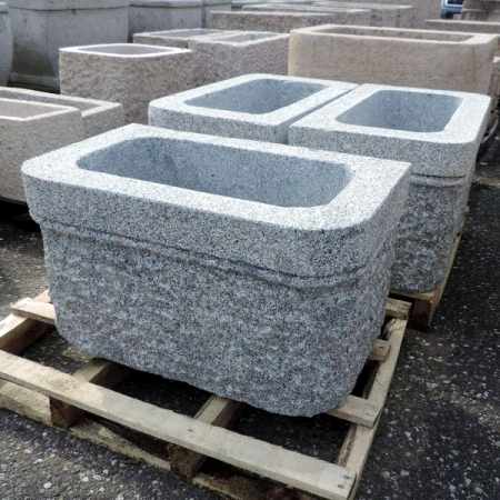 Granittrog gestockt Rustikal Katja 70 cm