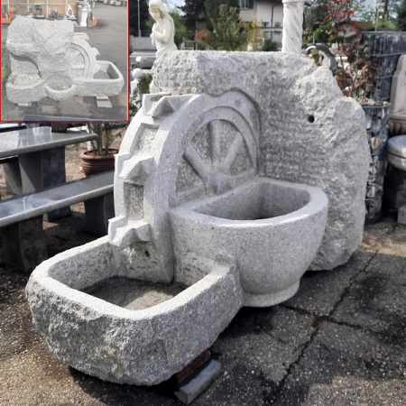 Mühlstein Wasserrad-Brunnen Kaufen