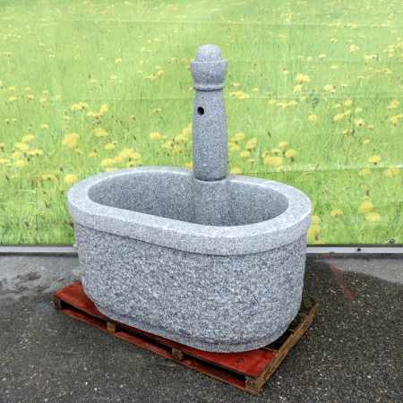 Gartenbrunnen-Naturstein oval Albis