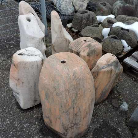 Granitstein mit Loch Bolli Marmor Kaufen