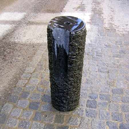 Basaltsäule Rund Wasserspiel Kaufen