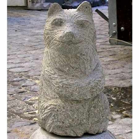 Steinbär Sepp Skulptur kaufen Garten