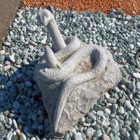 Schlange Nine Gartendecor Garten-skulptur