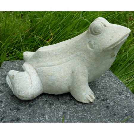 Frosch Luigi Gartenteich-Figuren