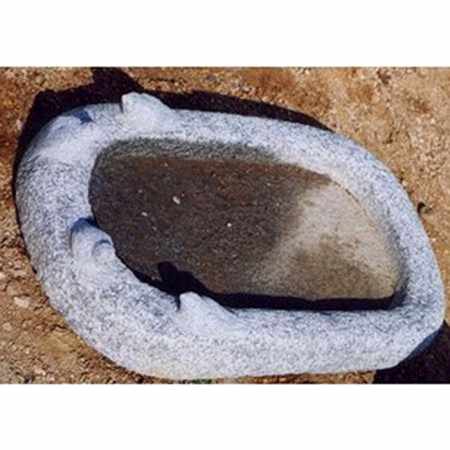 Vogelbad für Garten mit Vögel Granit