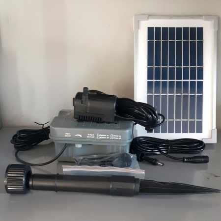 Solarpumpe mit Batterie 11,5 W Set klein