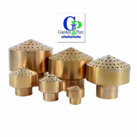 Vulkan-Düse Springbrunnen Fontäne Teich