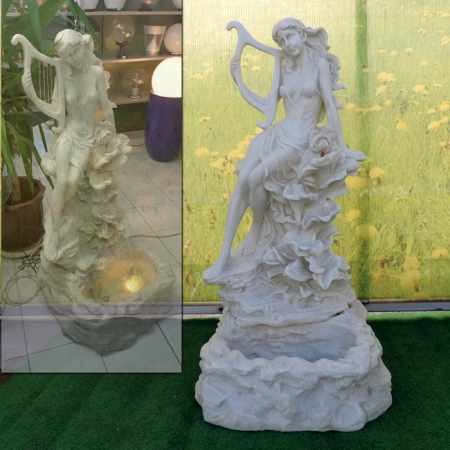 Figur Harz  Engel  Terrassenbrunnen