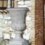 Vaso Biancospino Hoch 78 cm Beton