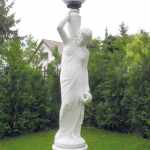 Skulpturen Statuen Mädchen mit Krug