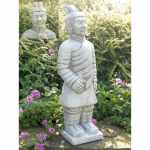Gartenfigur Chinesischer Krieger