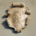 Wappen mit Löwe Hauswand kaufen