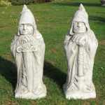 Wachgarde (Paar) Gartenfigur Betonguss