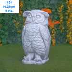 Figur Eule klein Betonguss Gartendecor