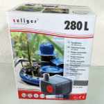 Pumpe 280 L inkl. Netzgerät 12 V