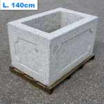 Brunnentrog Steintrog  L.140 cm Granit