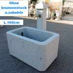 Brunnentrog Nadine L.160 cm Gartenbrunnen