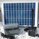 Solarset mit Panel gross 11,5 Watt